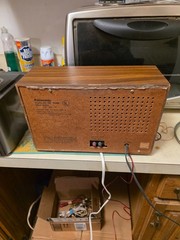 Vintage Panasonic RE-6286 AM/FM Radio Woodgrain Matsushita Japan *Working