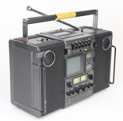 RARE Vintage SANYO MT4200 Boombox Stereo Radio/Cassette/TV Combination