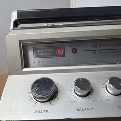 Vintage SONY CFS-45 AM/FM Boombox Cassette Player Recorder Tested Works READ