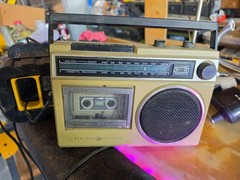 Vintage General Electric Portable AM/FM Radio/Cassette Recorder, No. 3-5240-D