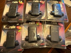 New Lot Of 6 Vintage Personal AM/FM Stereo Radios Ry103h Music Player Hdphns