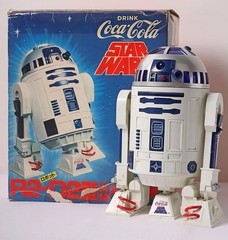 Vtg 1977 Star Wars R2-D2 AM Radio Coca-Cola Fuji Japan – Working w/ Box Rare