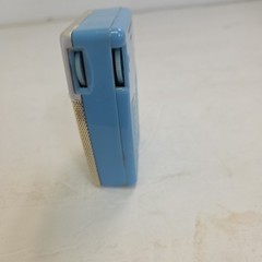 Vintage Crown 6 Transistor AM Radio 1950s Rare Sky Blue Made in Japan VG