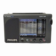 Phillips AE 3405 Dual Conversion World Short Wave Synthesized Receiver Working