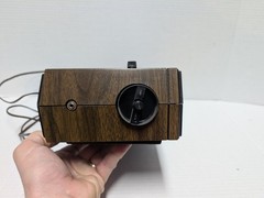 General Electric Clock Radio Vintage C4331B Flip Clock AM FM Walnut Grain AC