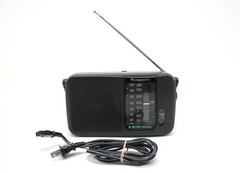Panasonic RF-544 AM/FM Portable 8&Prime; Radio With A/C Power Cable Working