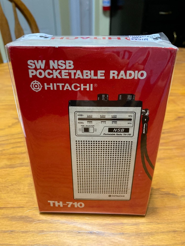 SW NSB Hitachi Pocketable Radio TH-710