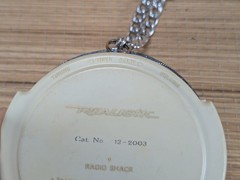 Vintage LOVE Radio Necklace 1970s Radio Shack Tandy Realistic Cat. No. 12-2003