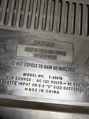 General Electric Superadio Long Range AM/FM GE Super Radio III 7-2887B Tested