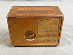 Cigarette Music Box in the Form of a Philips Radio 500A, c. 1950s promo item
