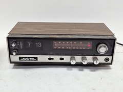 Vtg Lloyd&rsquo;s Multiplex Digital Flip Clock Alarm AM FM Stereo Radio J6277G Works