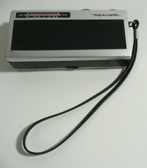 Vintage Non-Working Realistic Radio Shack Pocket Radio Collectible Man Cave