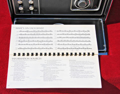 Zenith Transoceanic R7000 AM/FM VHF SW 12 Band Tested & Working with Booklet