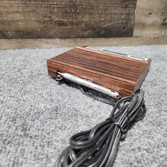 Vintage Realistic Weather Alert Radio Model #12-140 Wood grain Veer 3 button