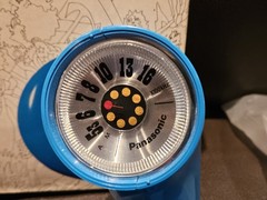 Panasonic Toot-A-Loop Transistor Radio R-72 Blue Beautiful Condition Box