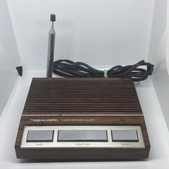 Vintage REALISTIC Weather Radio Weatheradio Alert III Model 12-140
