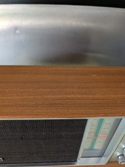 Panasonic RE-7259 FM-AM 2-Band Desktop Tabletop Wood Radio Vintage 1975 Works