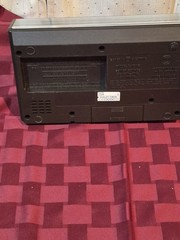 Vintage GE Woodgrain AM/FM Digital Clock Radio Model 7-4624 – Powers On!