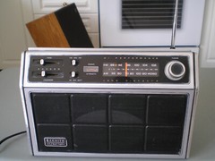 Zenith portable AM FM radio model RH 76Y, AC or battery, made in Taiwan