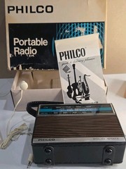 Philco T160 Portable Radio British Radio With Original Box Circuit 1960s