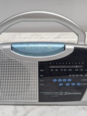 Emerson RP6247 Instant Weather/TV Sound/ FM/AM Portable Radio Tested