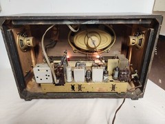 Grundig 2043 w/3D Vintage Short Wave Radio Klang German FOR PARTS NON-WORKING