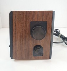 Vintage GE General Electric AM/FM Radio Wood Grain 7-4115B Works