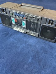 Vtg Sony CFS-5000S AM/FM-MW-SW 7 Band Receiver/Recorder Boombox Tested Working*