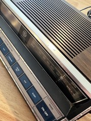 Vtg 80&rsquo;s General Electric Clock Radio 7-4662B Blue Digital TESTED/WORKS – *READ*