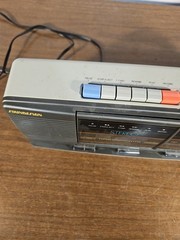 Vintage Soundesign 3877MGY AM/FM Cassette Player Retro Alarm Clock Tested