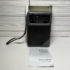 Vintage Radio Shack Optimus AM FM Pocket Radio 12-454A W/ Box Handheld Tested
