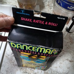 VINTAGE 1990 DANCEMAN DANCEING RADIO WITH BOX TESTED WORKS TOY