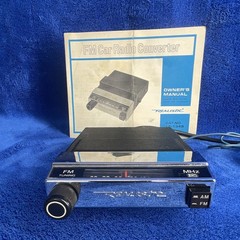 Vintage Realistic Radio Shack FM Car Radio Converter 12-1348 With Manual VTG