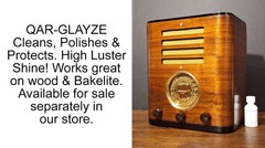 Old Antique Wood Crosley Fiver 517 Vintage Tube Radio -Restored Working Tabletop