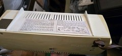Silvertone Model 9028 clock radio Magic Glow Timer Dual Speaker