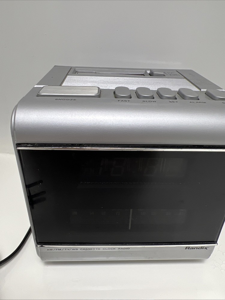 Randix vintage radio, tv,web cassette player untested