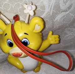 Vintage Rare 1985 Nasta Power Tronic WUZZLES BUTTERBEAR AM Radio Strap Hong Kong