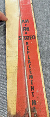 Radio Shack Realistic Auto Radio Antenna Mast One Piece Vintage Cat.# 12-1316