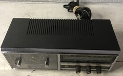Vintage Retro Magnavox Solid State Clock Radio Model FM16 2FMQ16 Black Works!