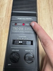 Realistic TRC-214 Walkie Talkie Vintage 80s Nostalgia Stranger Things WORKING