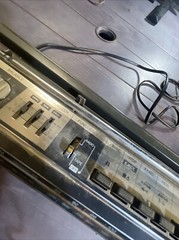 Vintage Radio Retro 1980&rsquo;s Sears Roebuck & Co SR-3000 Series – Red(Burg) Boombox