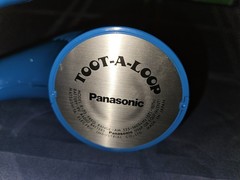 Panasonic Toot-A-Loop Transistor Radio R-72 Blue Beautiful Condition Box
