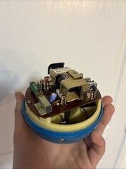Vintage 1969 Panasonic Radio Panapet BLUE BALL R-70 Model Space Age AM Works