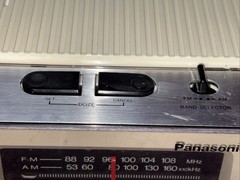 Vintage Panasonic RC-6002 FM/AM Flip Clock Radio White NICE CONDITION WORKING