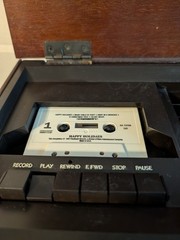 GE Classic Radio Player 7-4135A AM/FM Vintage Wood Cassette Tombstone Retro 80s
