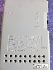 Vintage Sony TR-4100 Solid State AM 6 Transistor Pocket Radio Silver Hong Kong