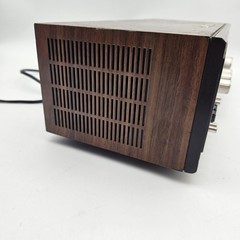 Vintage Soundesign 3970A AM FM Stereo Electronic Clock Radio Woodgrain Japan