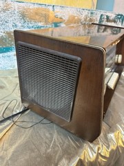 Vintage Working Table Top Stereo w/ tuning eye Philips B5X43A Made in Holland