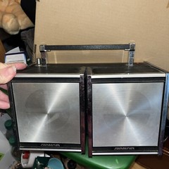 3 piece Vintage Soundesign Model 4361 Travel Portable Stereo Works No Light