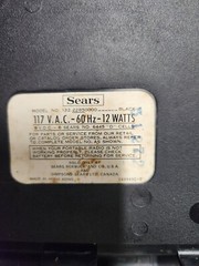 Vintage Sears Com Tek IX Solid State Transistor Radio Model 132.22850000